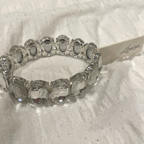 NWT LOVISA Silver Cubic Zirconia Tennis Bracelet $18 (RRP $28)🕊️💛. - Picture 3 of 4